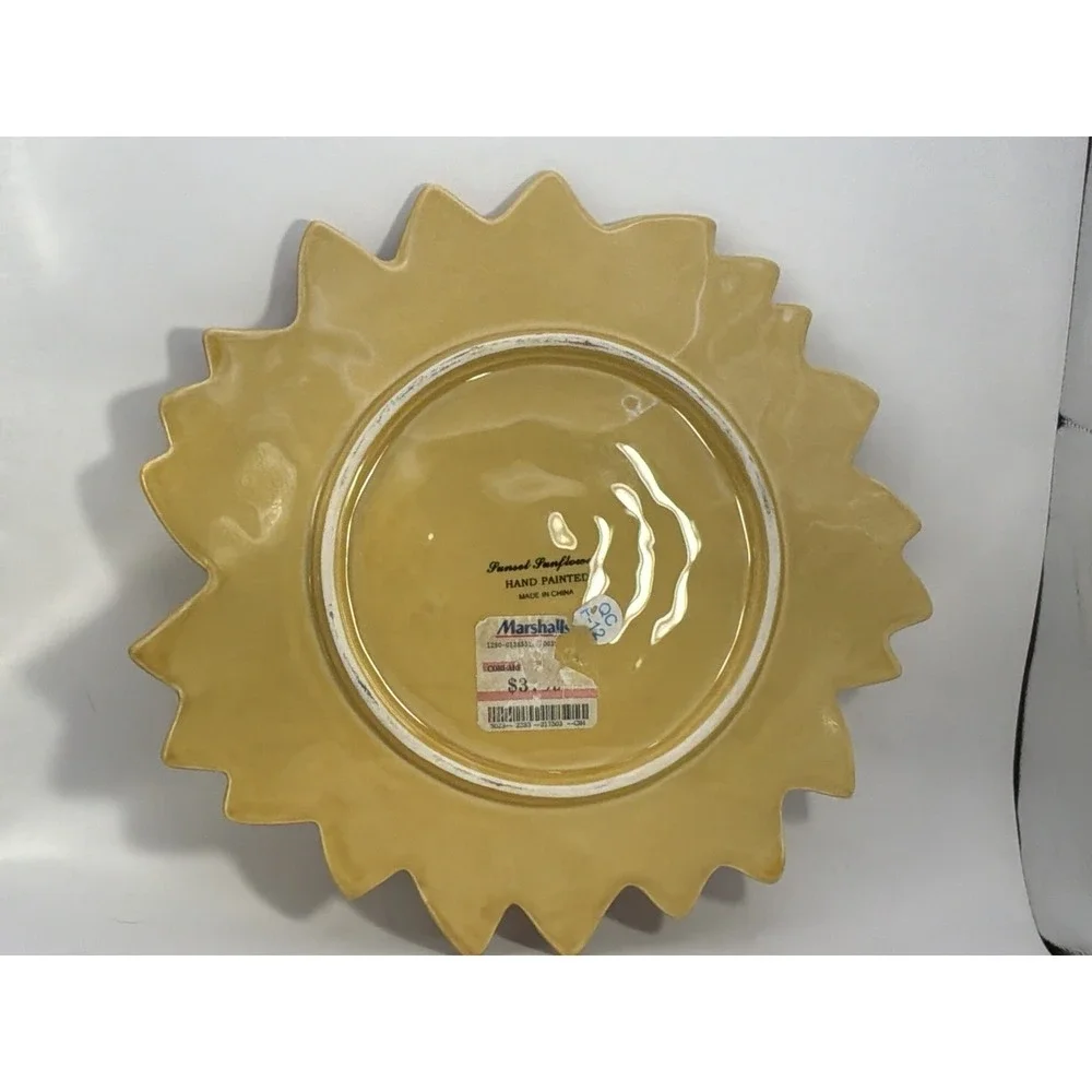 Sunset Sunflower Hand Painted 11" Made In China - Picture 4 of 6